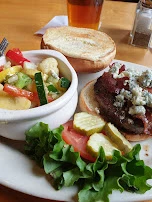 Black and Bleu Burger